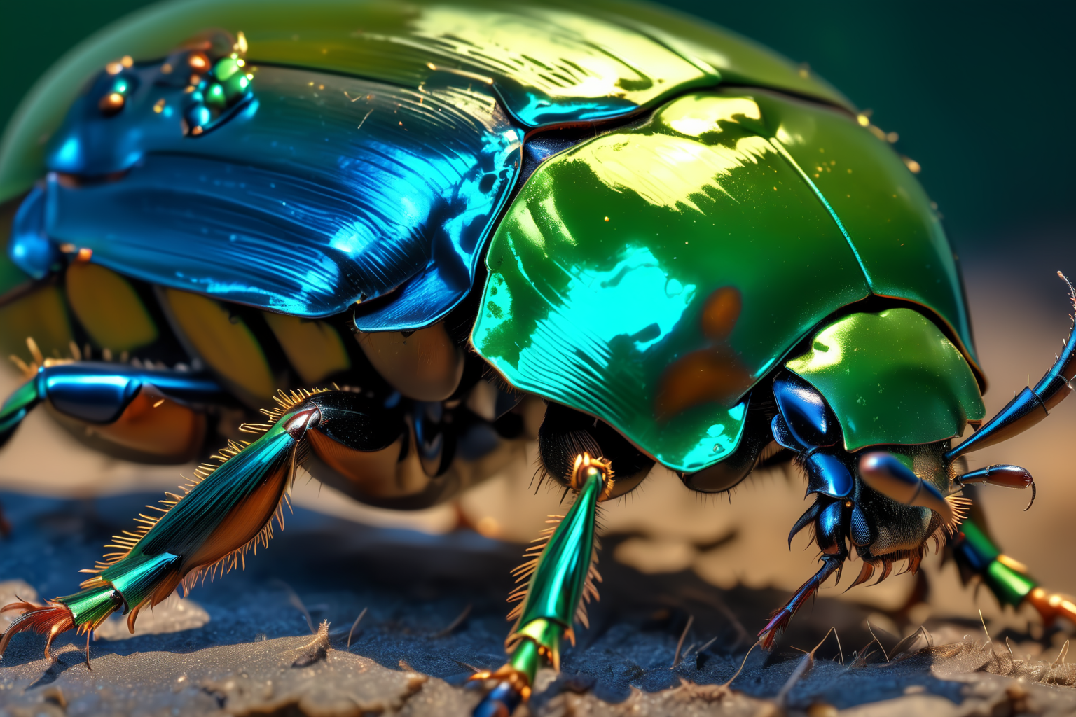 Green June Beetle