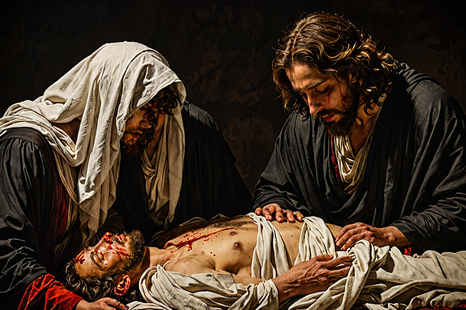 “The Entombment of Christ” by Caravaggio