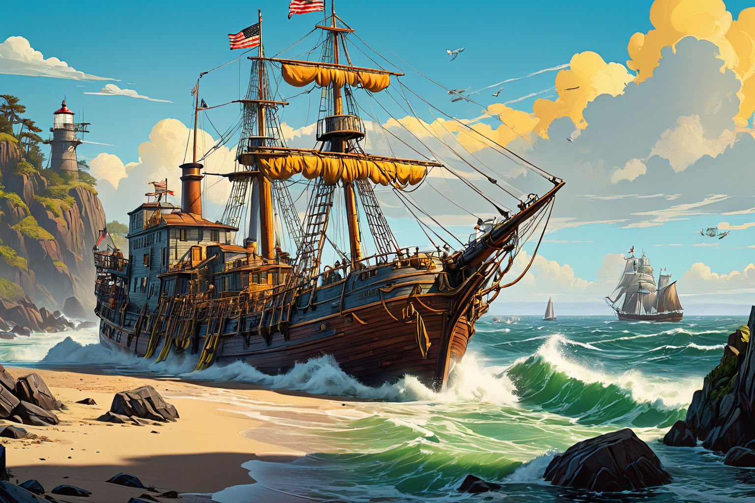 “The Raging Tide” (1951)